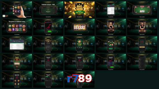 Main screen of R789 bet page for PK players