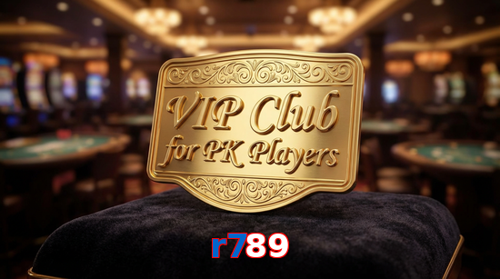Main screen of R789 vip page for PK players